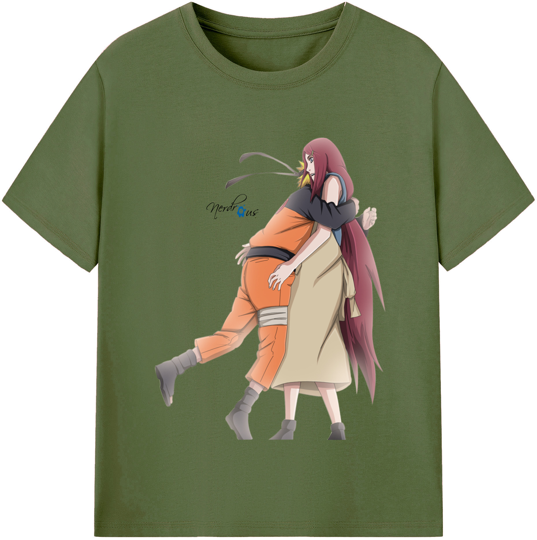 （画像用） NARUTO -ナルト- うずまき ナルト Uzumaki Naruto 綿100％半袖Tシャツ（フロントプリント）